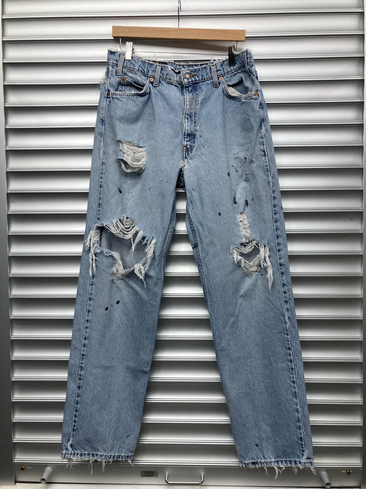 Vintage Thrashed Levis Denim - 36