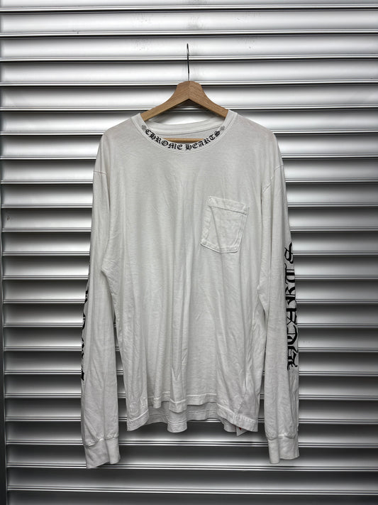 Chrome Hearts White Longsleeve - XL**
