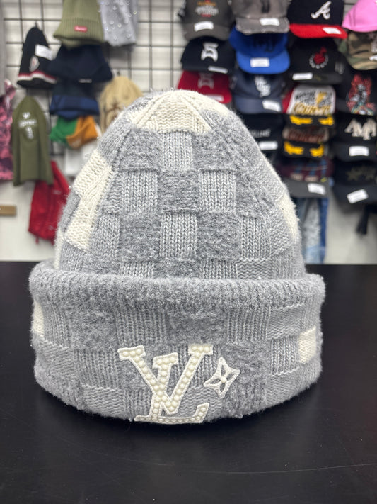 Louis Vuitton Grey Pixel Beanie - OS
