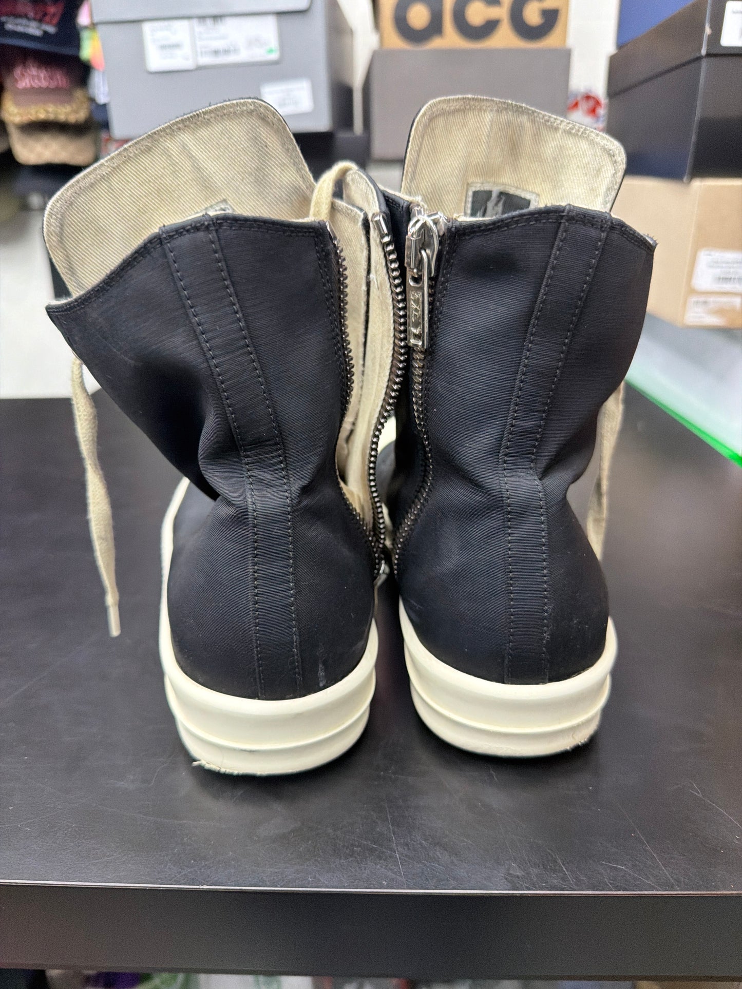Rick Owen DRKSHDW High Black Stop Your Urge (U) - 42(9) (NB)