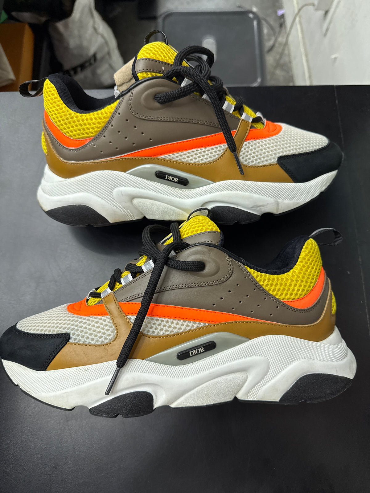 Dior B22 Brown/Yellow (U) - 43(10) (NB)**