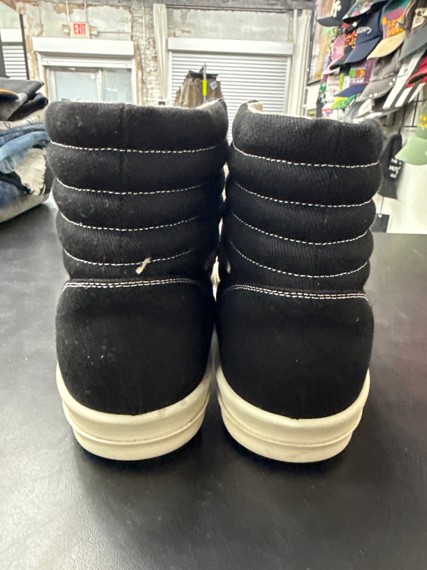 Rick Owen DRKSHDW Vintage High Black (U) - 45(12) (NB)