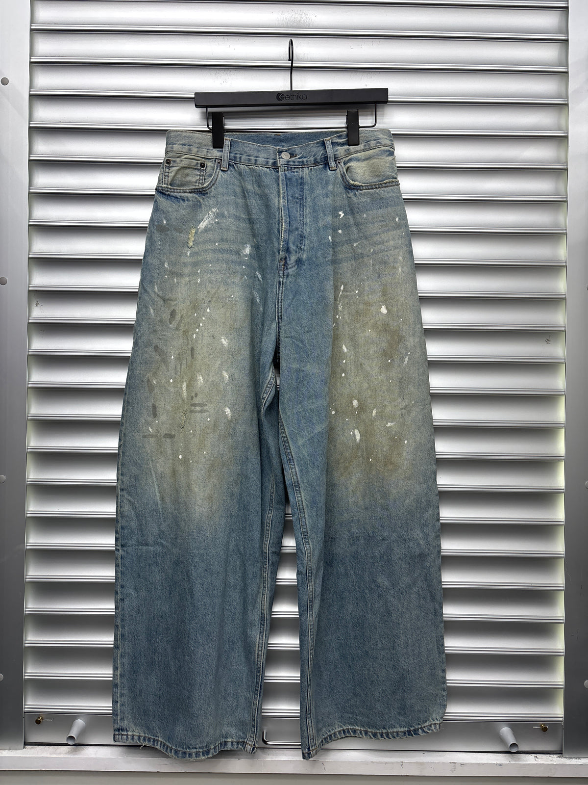 Acne Studios Paint Splatter Denim - 46 **