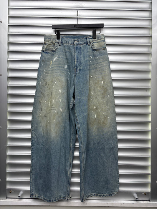 Acne Studios Paint Splatter Denim - 46 **