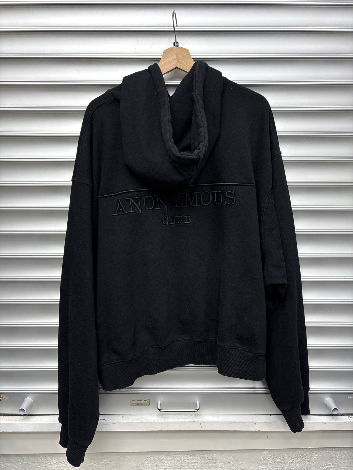 Anonymous By Shanye Oliver Black Hoodie - S**