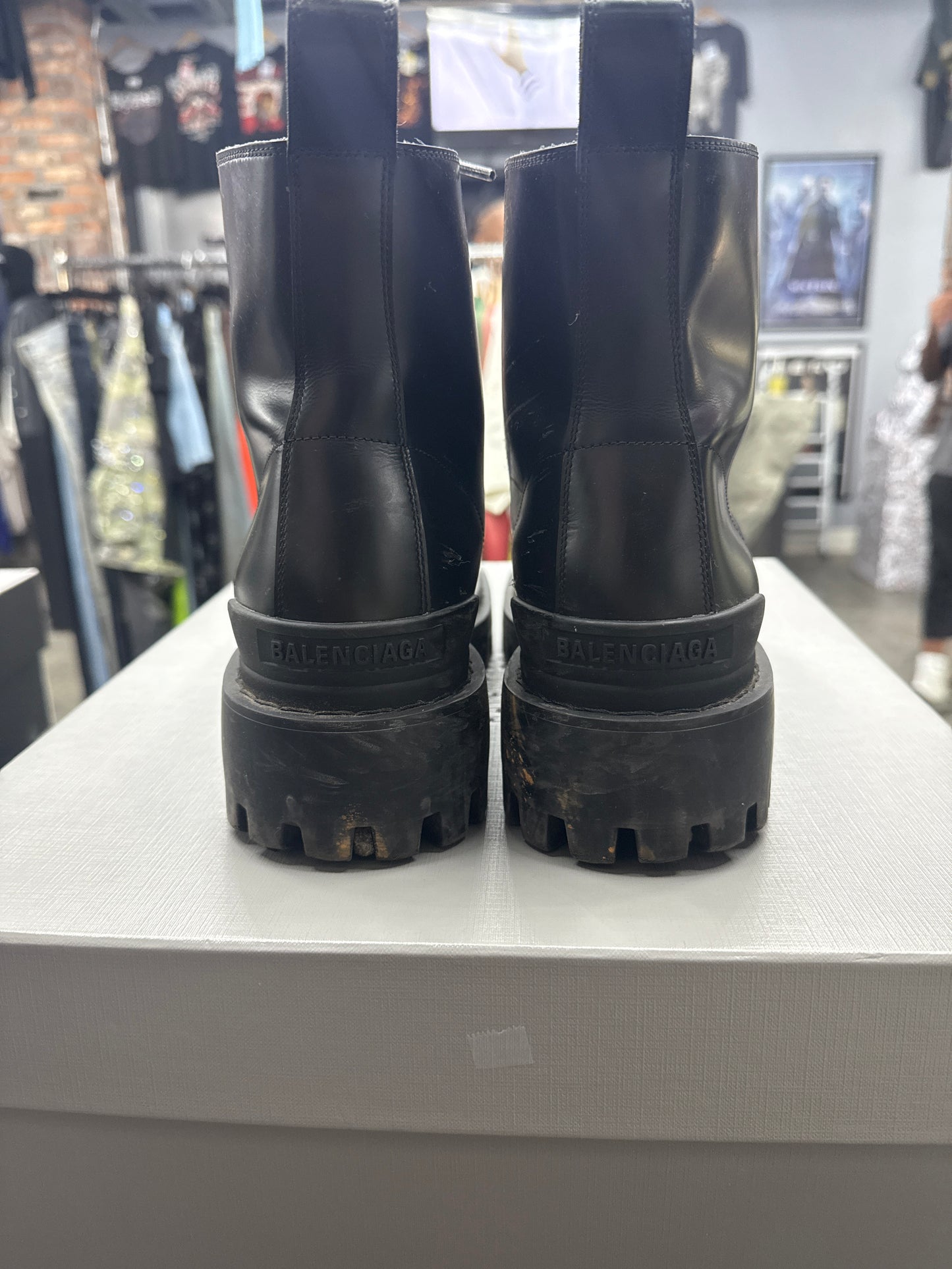 Balenciaga Strike Boot Leather (U) - 43(10)