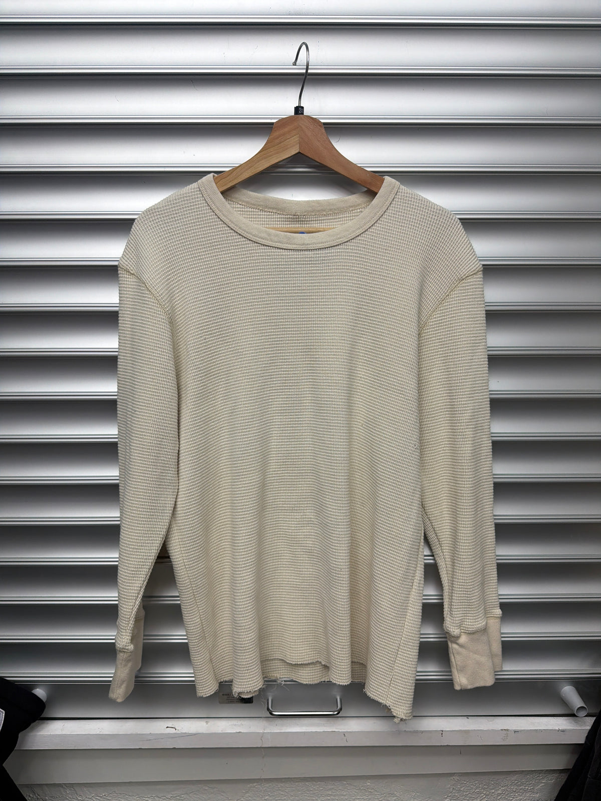 Vintage Cream Thermal - XL**