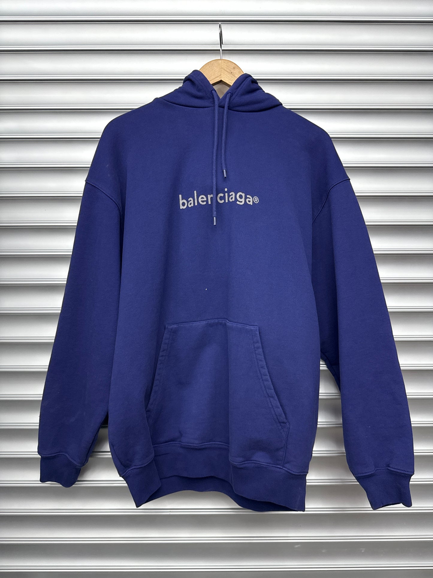 Blue Balenciaga Hoodie - S
