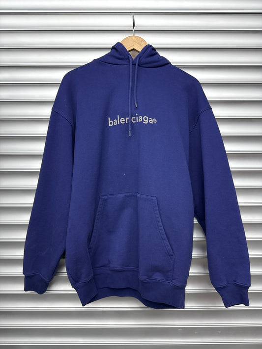 Blue Balenciaga Hoodie - S