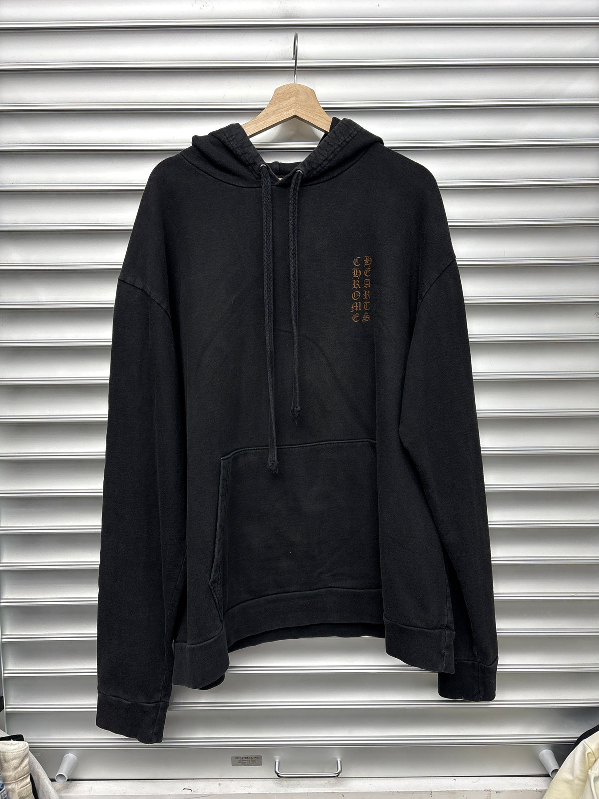 Chrome Hearts Brown Script Hoodie - XXL**