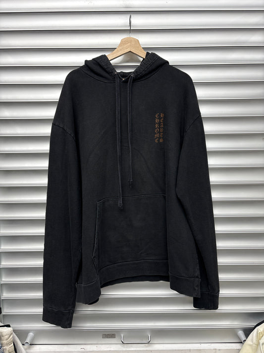 Chrome Hearts Brown Script Hoodie - XXL**