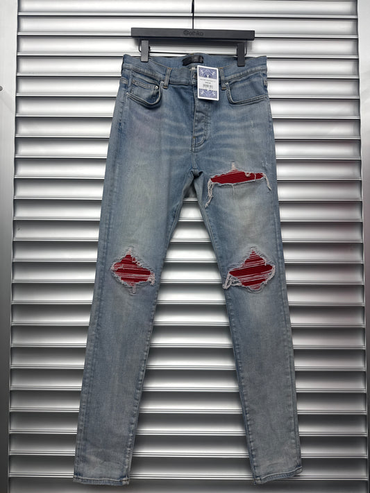 Amiri MX-1 Red Denim - 34