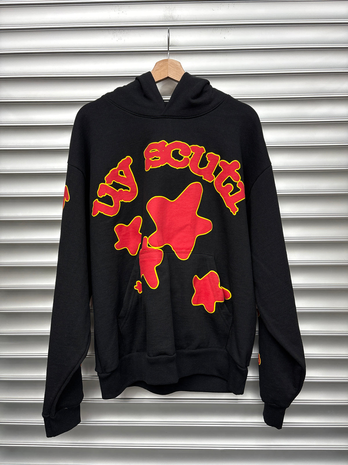 Spider Uyscuti Black Hoodie - L **