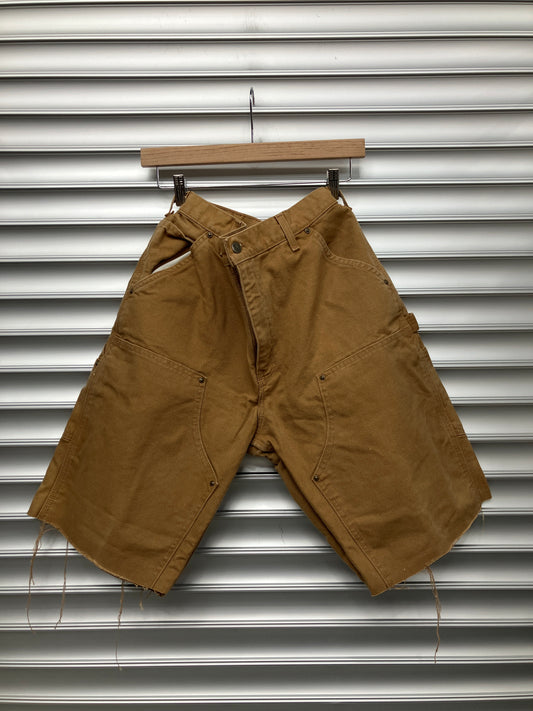 Vintage Tan Double Knee Shorts - 36*