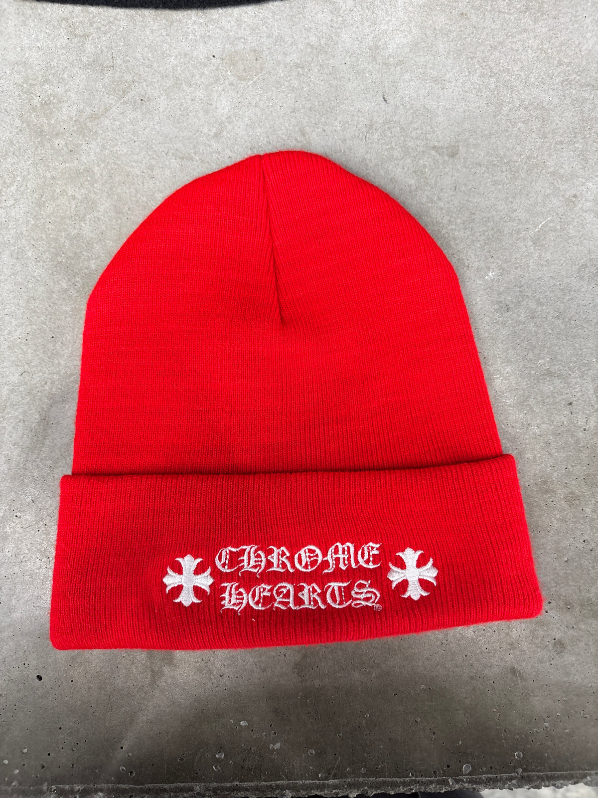 Red Chrome Beanie **