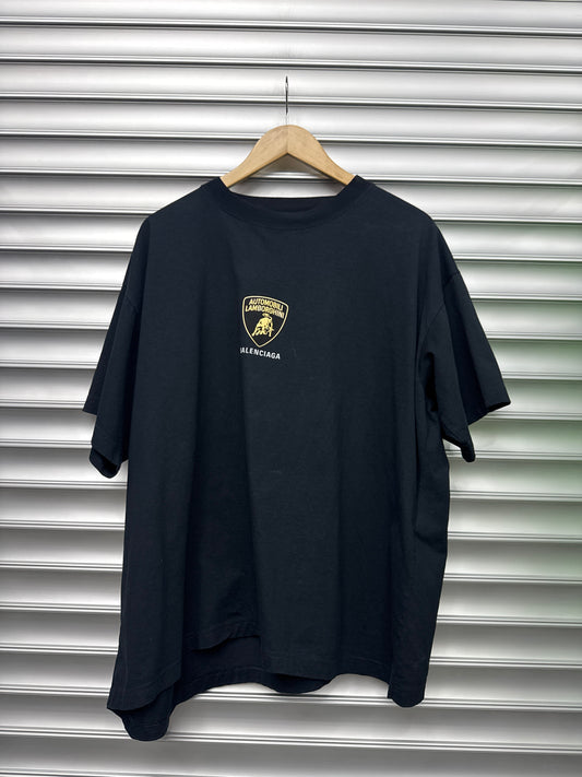 Balenciaga Lamborghini Black Tee - XL*