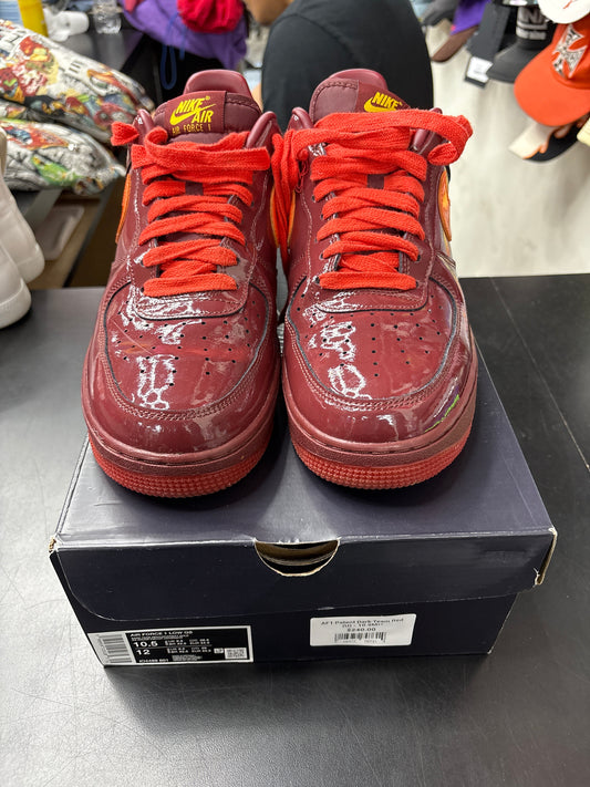 AF1 Patent Dark Team Red (U) - 10.5M **