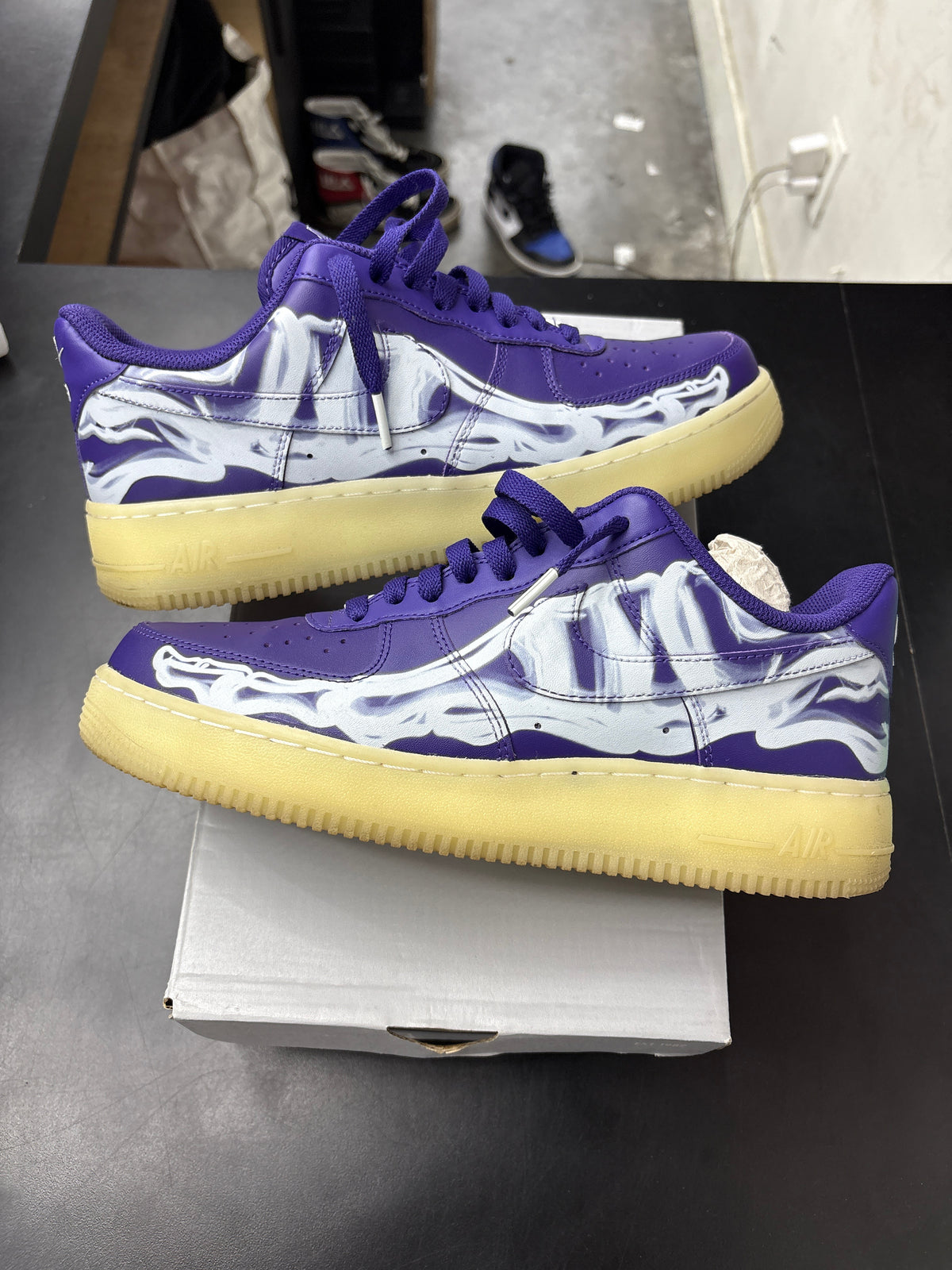 AF1 Purple Skeleton (U) - 9M**
