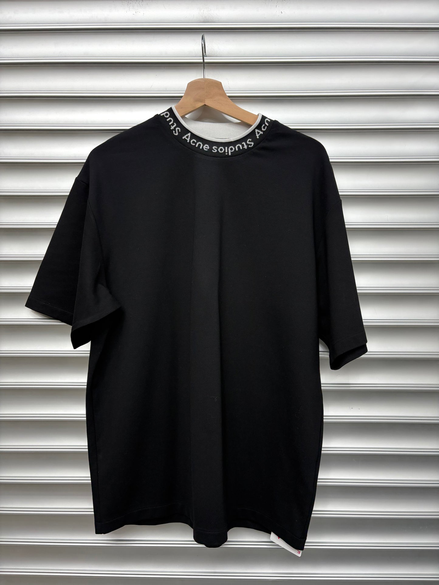 Acne Studios Black Neck Tee - S