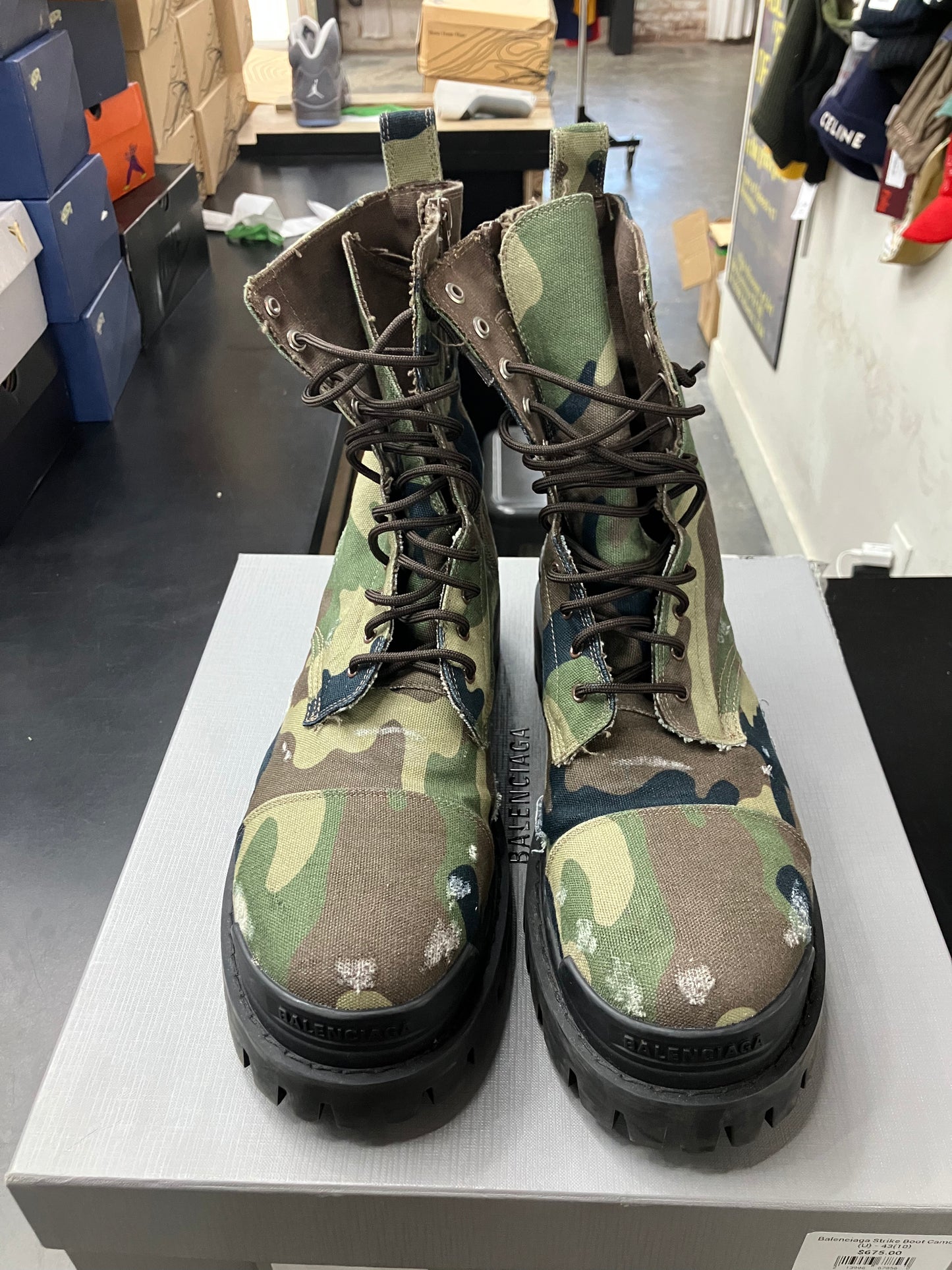 Balenciaga Strike Boot Camo (U) - 43(10)