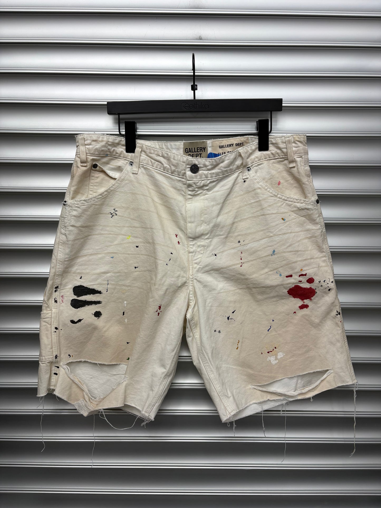 Gallery Dept Paint Splatter Shorts - 38**