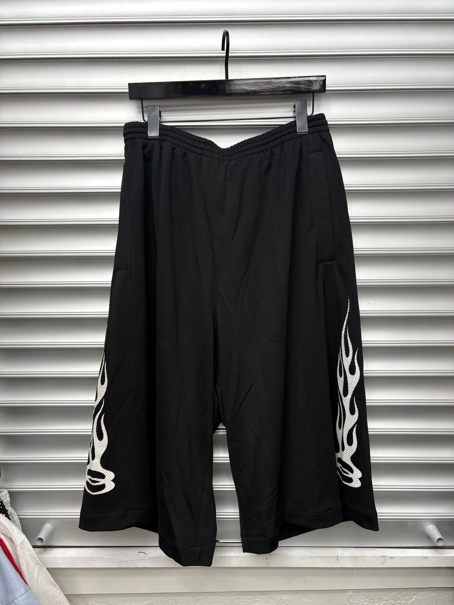 Balenciaga Flame Logo Shorts - M**