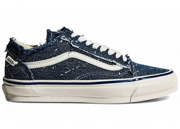 Vans Old Skool INVINCIBLE Frayed Denim - 9.5M