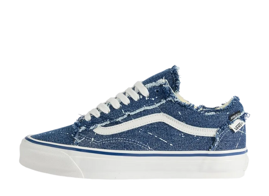 Vans Old Skool INVINCIBLE Frayed Denim - 10.5M**