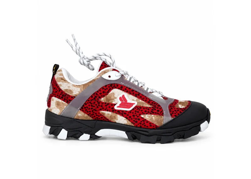 Sicko Hiking Shoe Diamond Red Cheetah - 12**