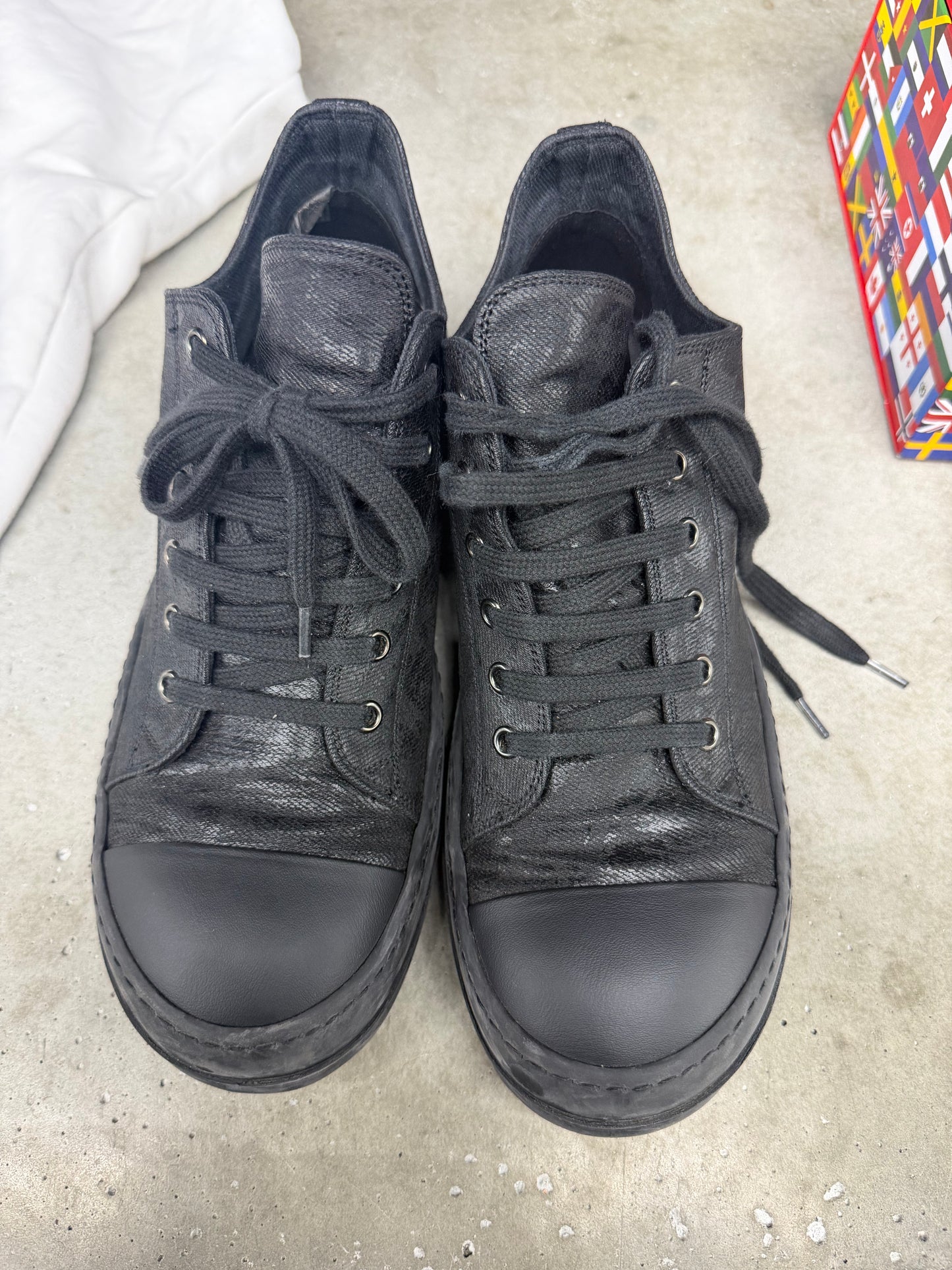 Rick Owen DRKSHDW Ramone Waxed Black (U) - 40(7)(NB)