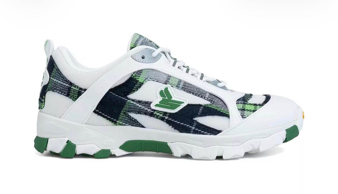 Sicko Hiking Shoe Eric Emanuel White/Green Plaid - 9M**
