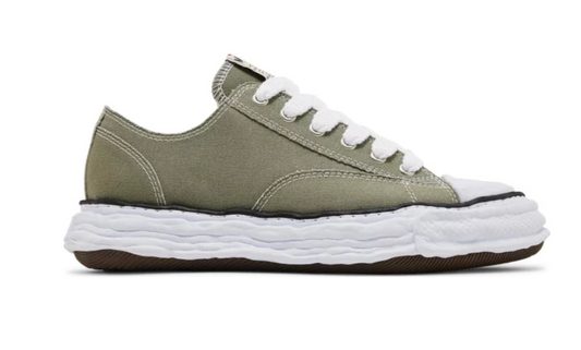Maison Mihara Yasuhiro Peterson 23 OG Sole Canvas Low Green