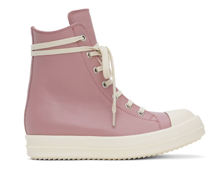 Rick Owens Ramone High Top Dusty Pink
