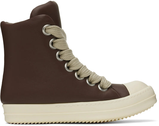 Rick Owen Jumbo Lace Padded Mahogany