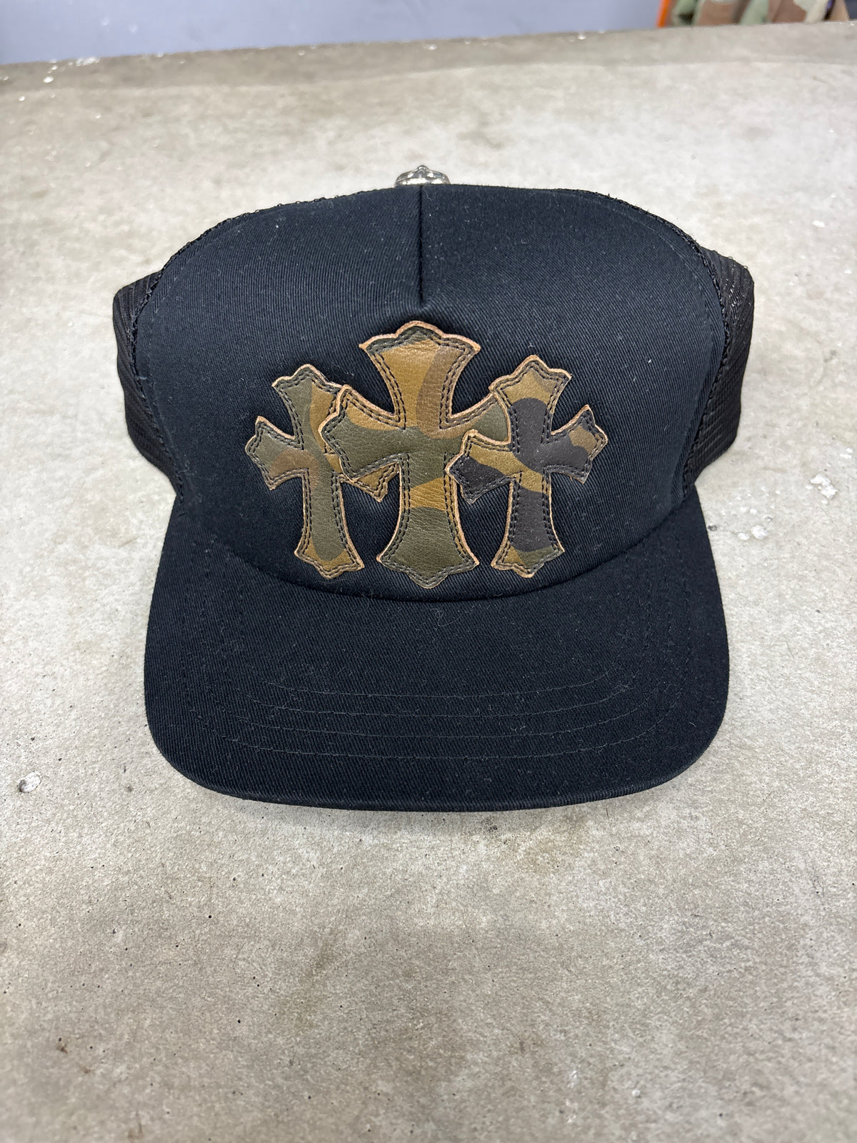Chrome Heart Camo Patch Hat**