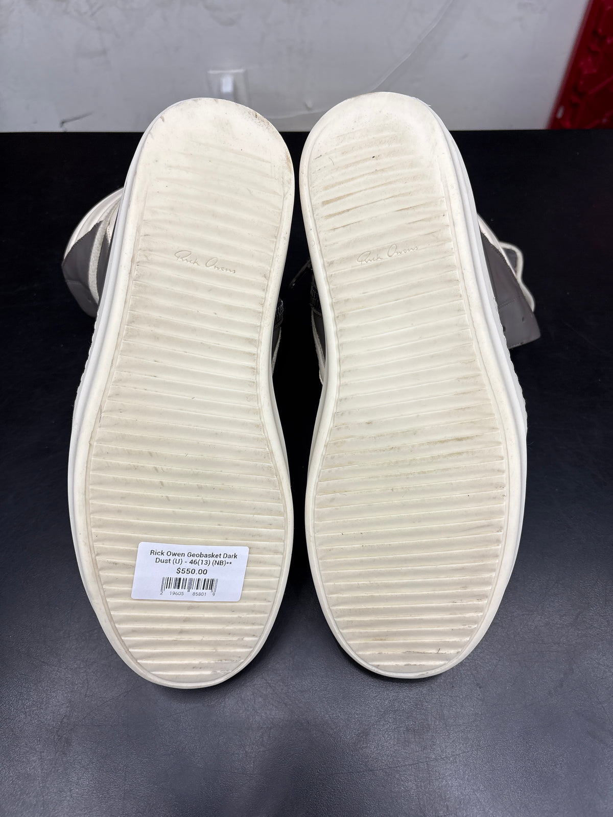 Rick Owen Geobasket Dark Dust (U) - 46(13) (NB)**