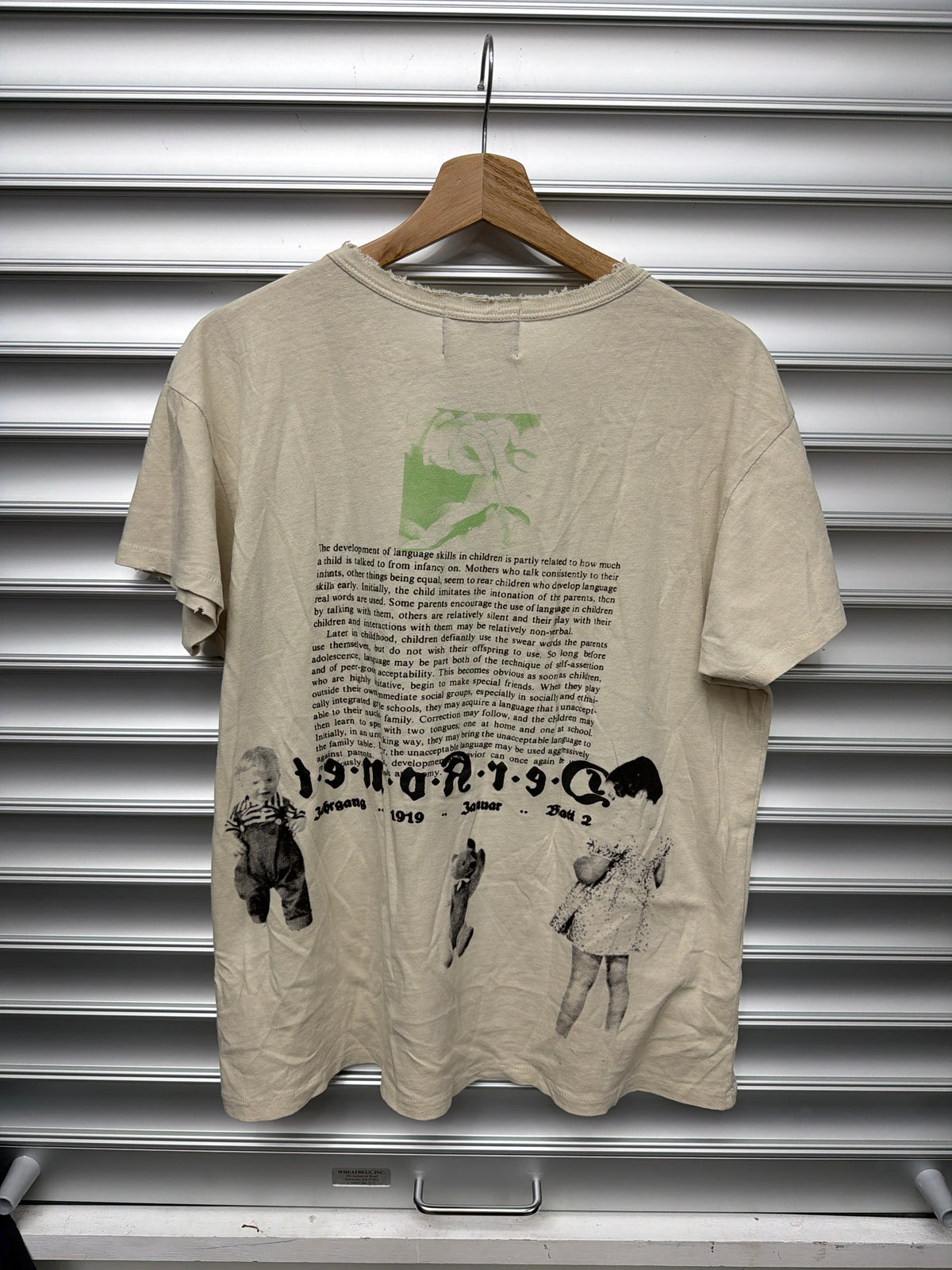 ERD Zippered Tee - L**
