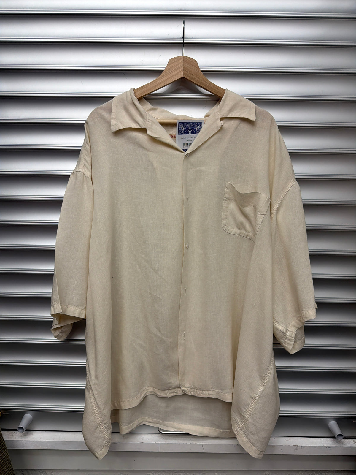Kapital Cream Button Up - L**