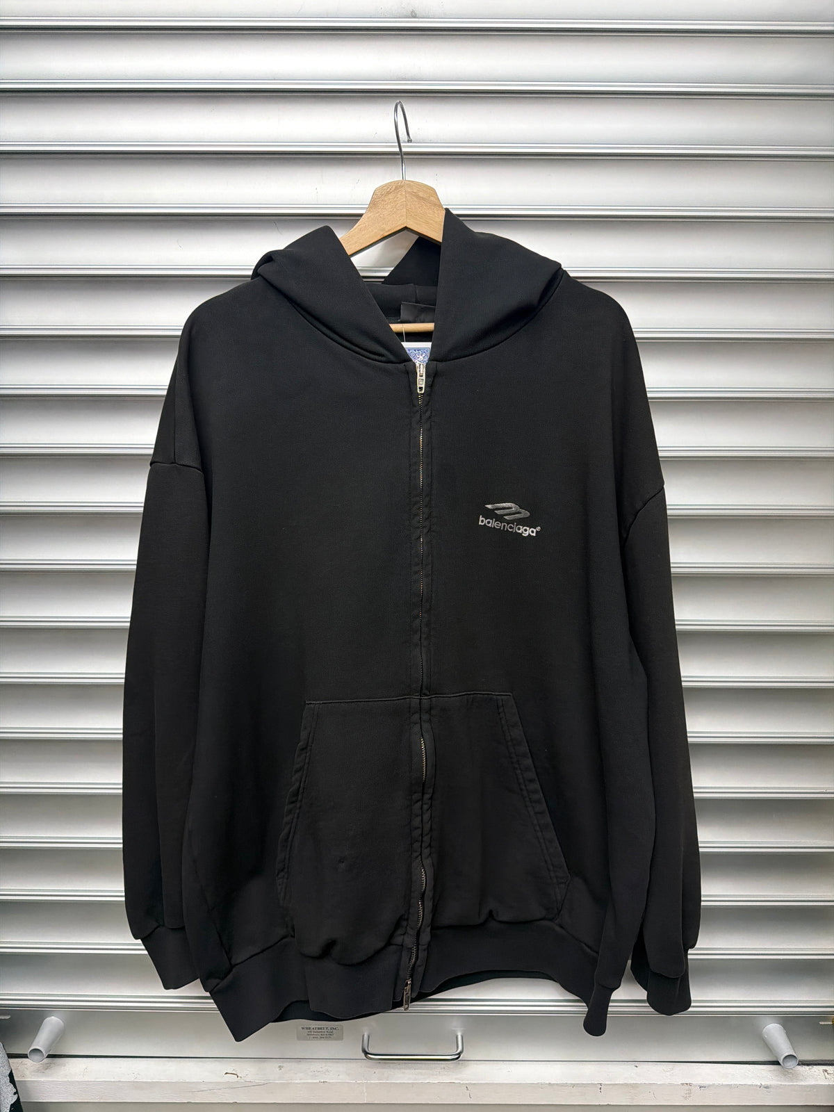 Balenciaga 3B Zip Up - L**