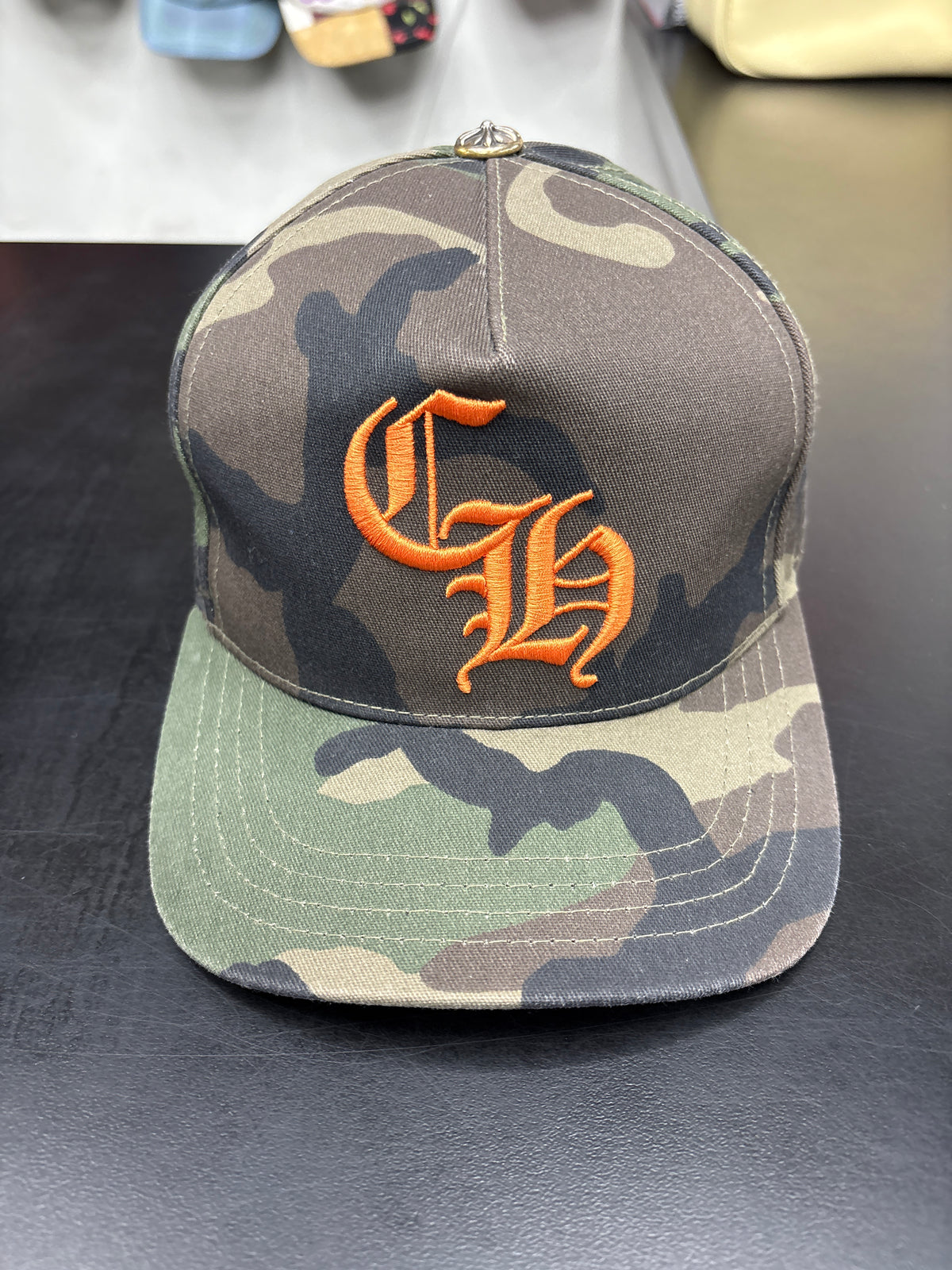 Chrome Heart Camo Snapback**