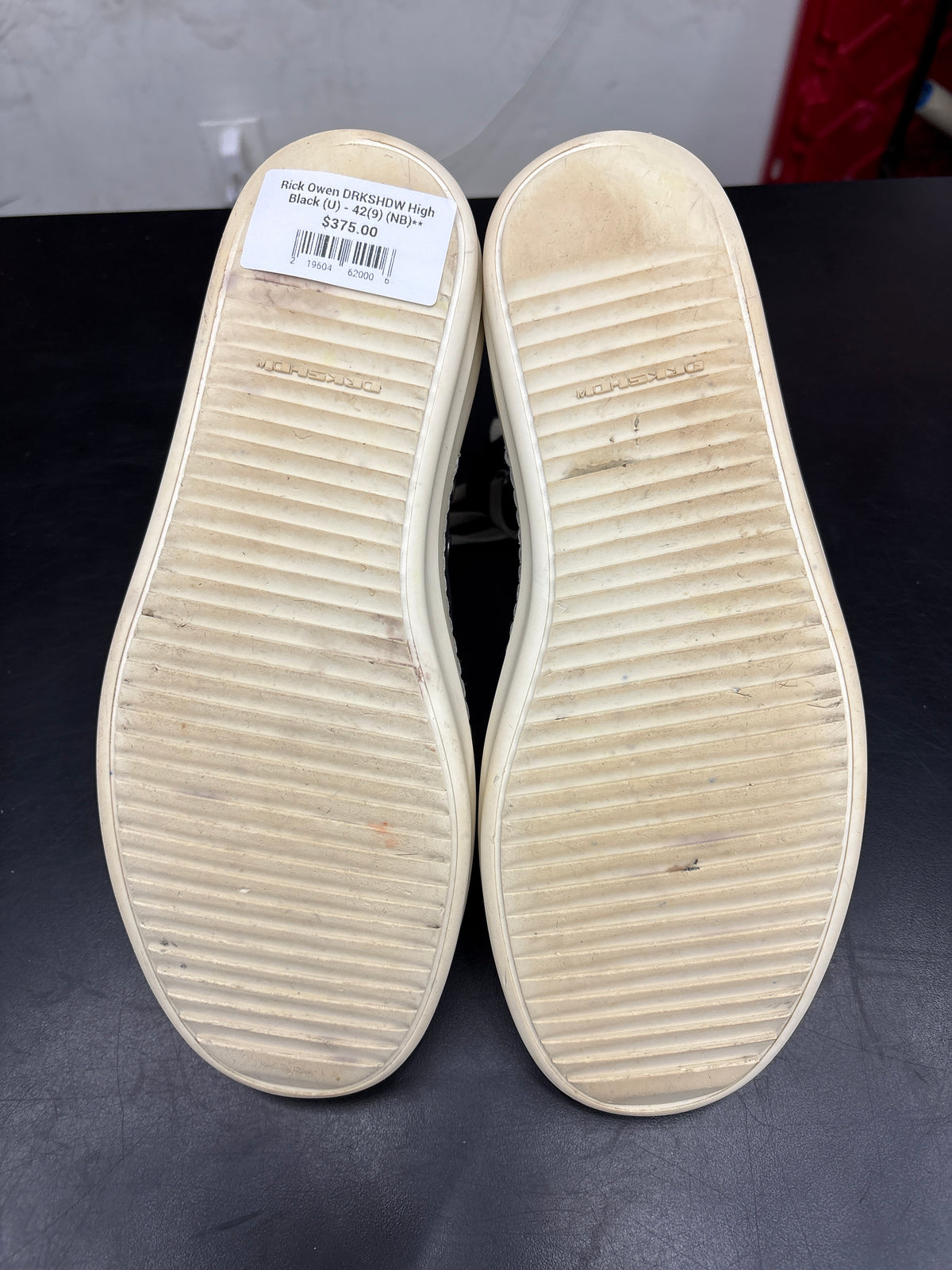 Rick Owen DRKSHDW High Black (U) - 42(9) (NB)**