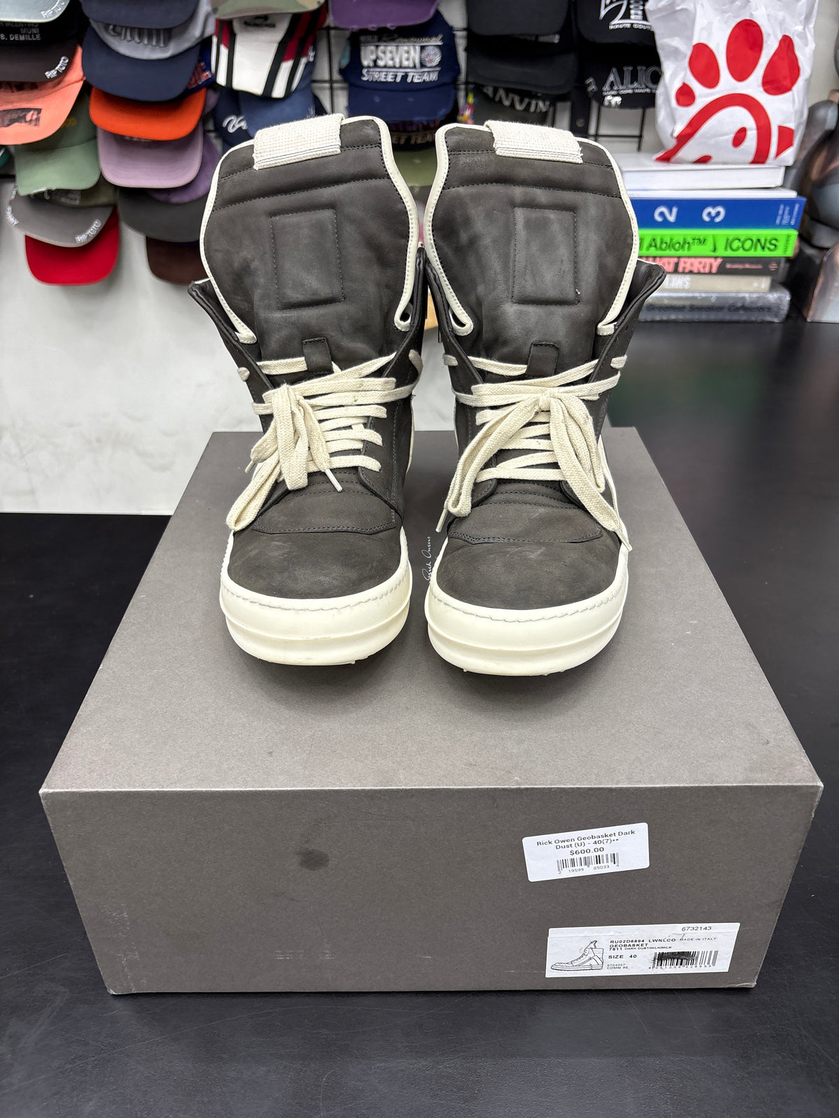 Rick Owen Geobasket Dark Dust (U) - 40(7)**