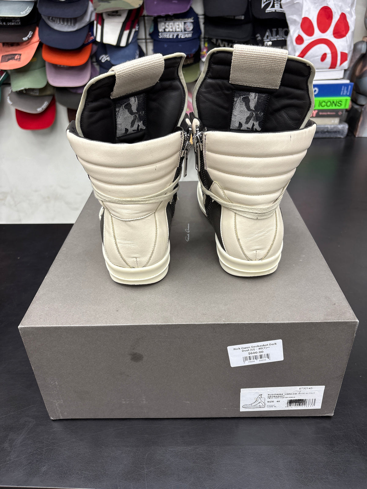 Rick Owen Geobasket Dark Dust (U) - 40(7)**